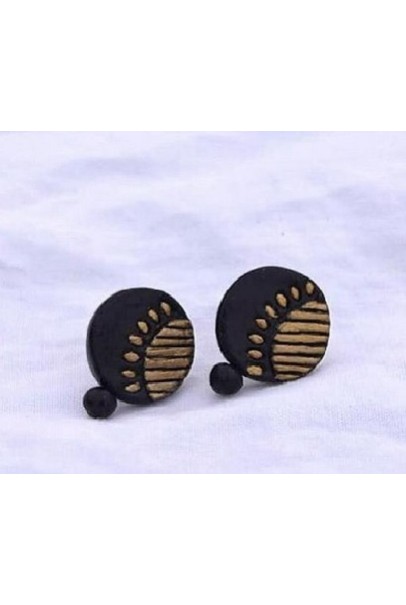 Handpainted Terracotta Jewellery – Ear rings Handpainted Terracotta Jewellery – Ear rings